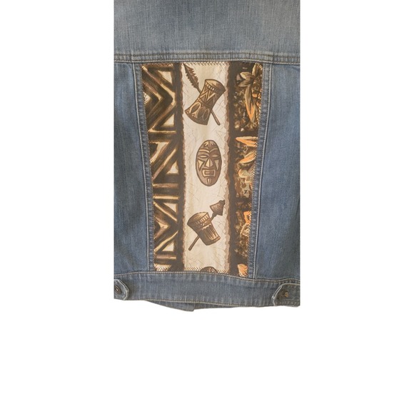 Upcycled denim jacket - Picture 5 of 5